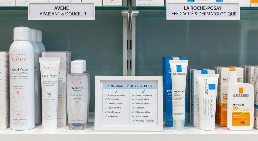 comparatif entre Avène et La Roche-Posay