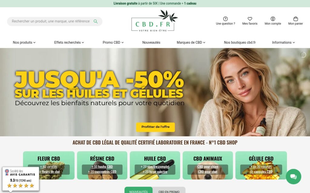 Notre classement des meilleurs sites CBD en France en 2026 9