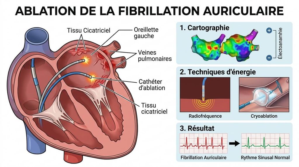 Échec de l'ablation de fibrillation auriculaire : causes et suite 3